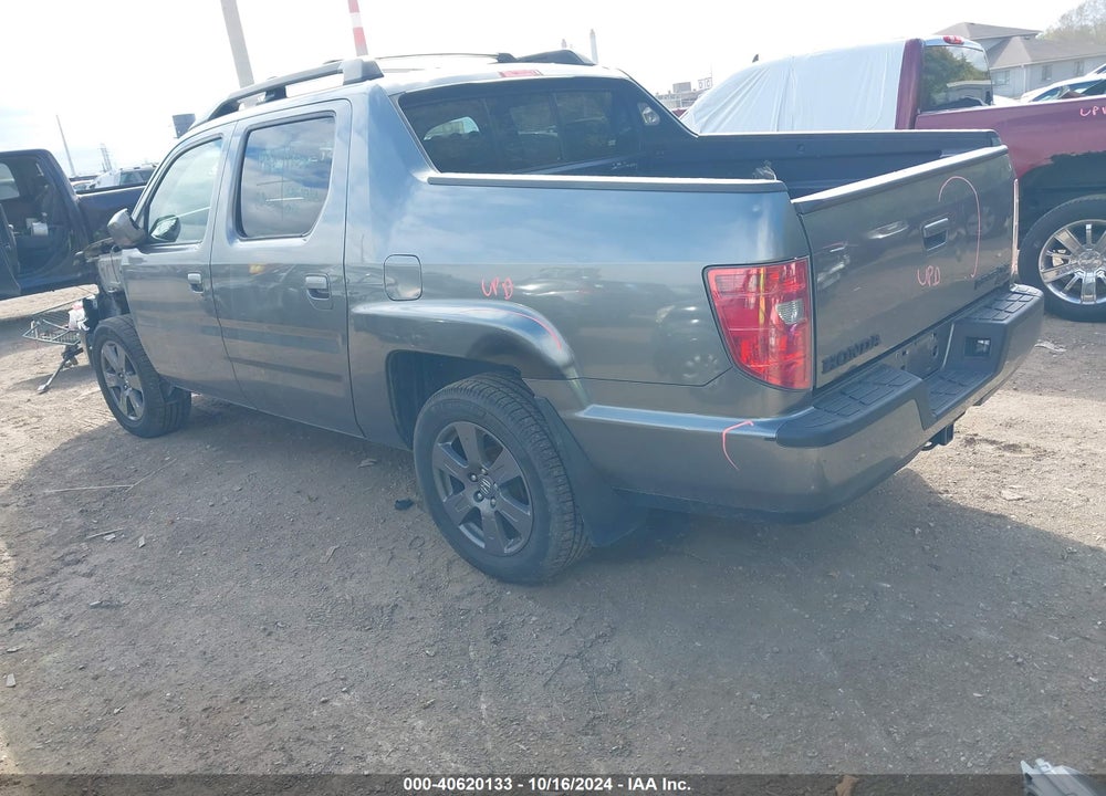 2009 HONDA RIDGELINE RTL VIN: 5FPYK16519B102290