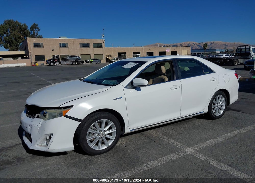 2012 TOYOTA CAMRY HYBRID XLE VIN: 4T1BD1FK2CU039421