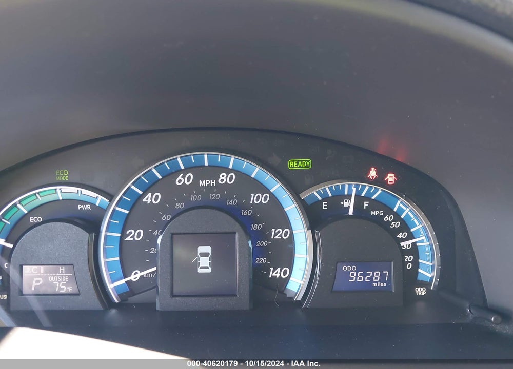 2012 TOYOTA CAMRY HYBRID XLE VIN: 4T1BD1FK2CU039421