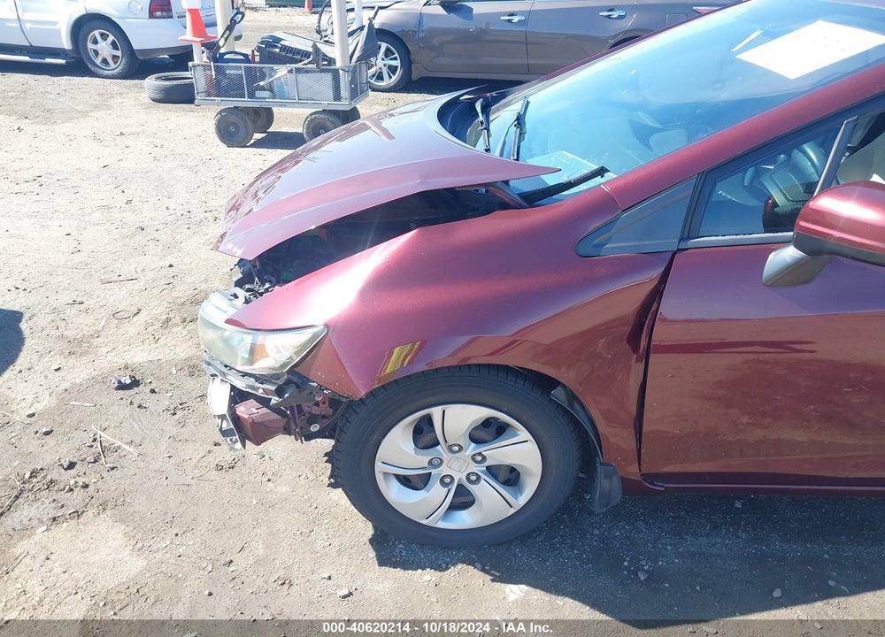 2014 HONDA CIVIC LX VIN: 19XFB2F52EE008814