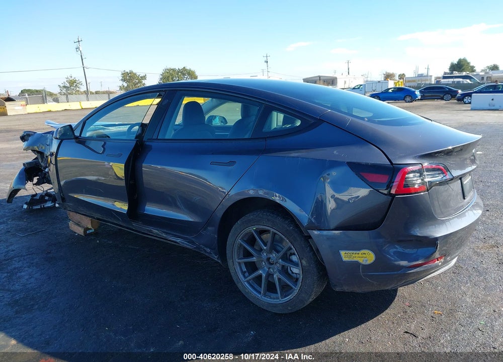 2022 TESLA MODEL 3 LONG RANGE DUAL MOTOR ALL-WHEEL DRIVE VIN: 5YJ3E1EB3NF249769