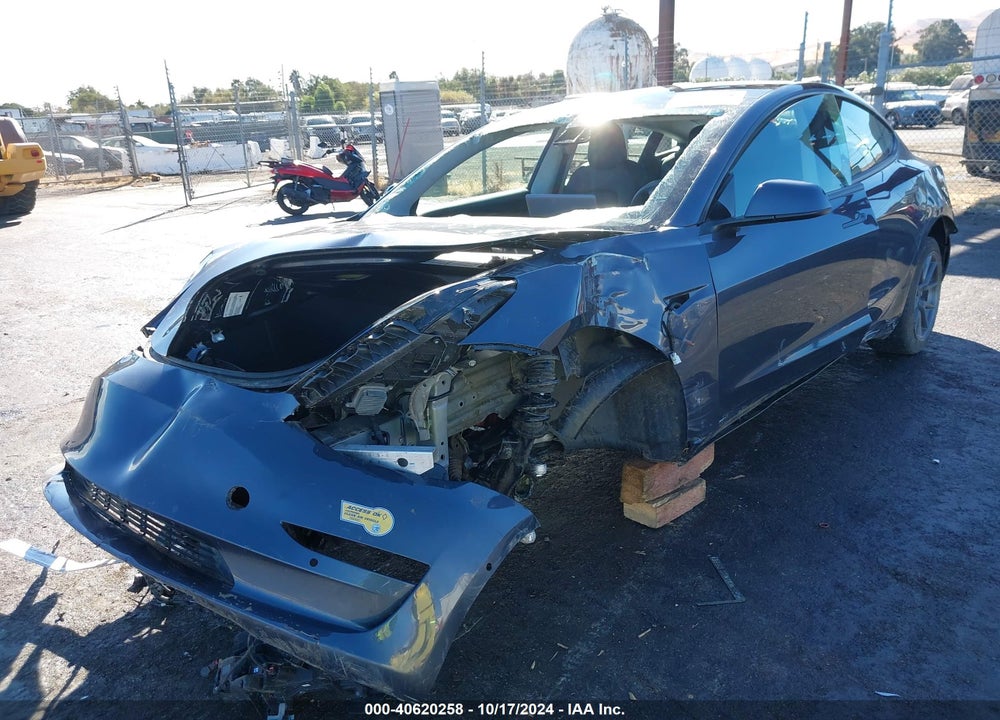2022 TESLA MODEL 3 LONG RANGE DUAL MOTOR ALL-WHEEL DRIVE VIN: 5YJ3E1EB3NF249769