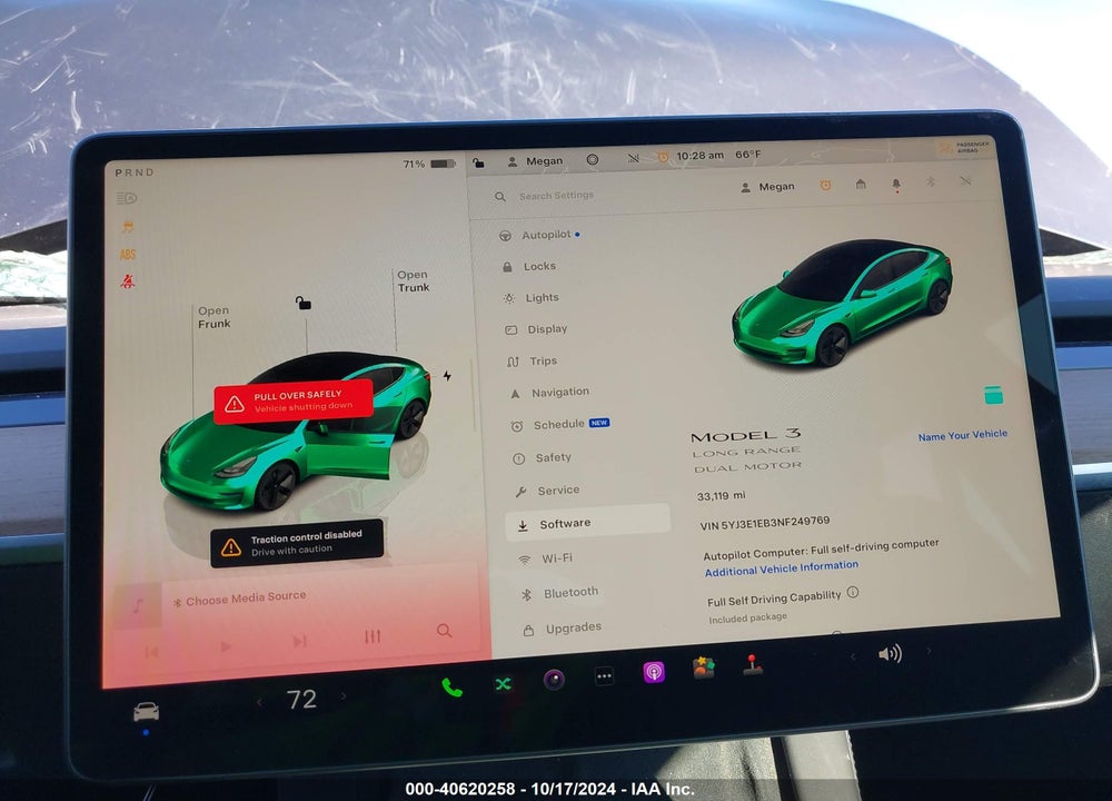 2022 TESLA MODEL 3 LONG RANGE DUAL MOTOR ALL-WHEEL DRIVE VIN: 5YJ3E1EB3NF249769