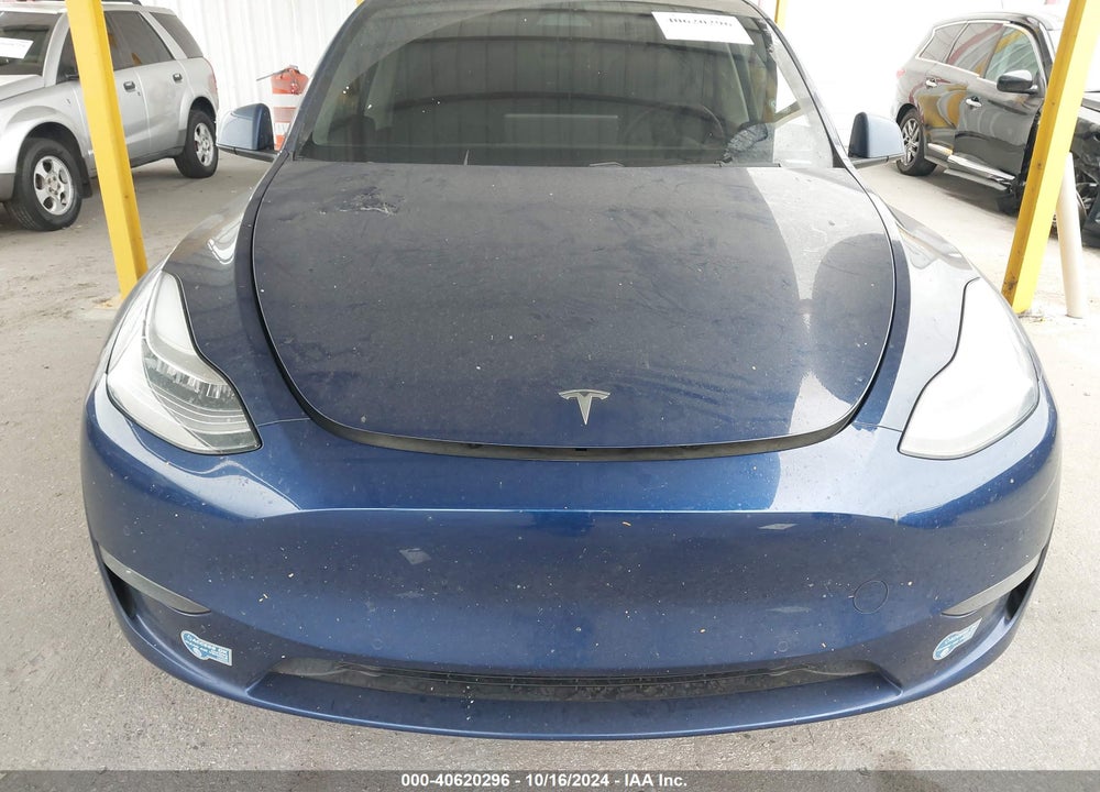 2021 TESLA MODEL Y LONG RANGE DUAL MOTOR ALL-WHEEL DRIVE VIN: 5YJYGDEE2MF070732