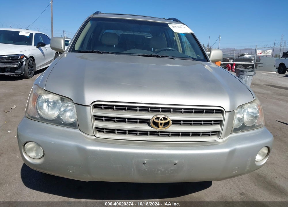 2002 TOYOTA HIGHLANDER LIMITED V6 VIN: JTEGF21A820069274
