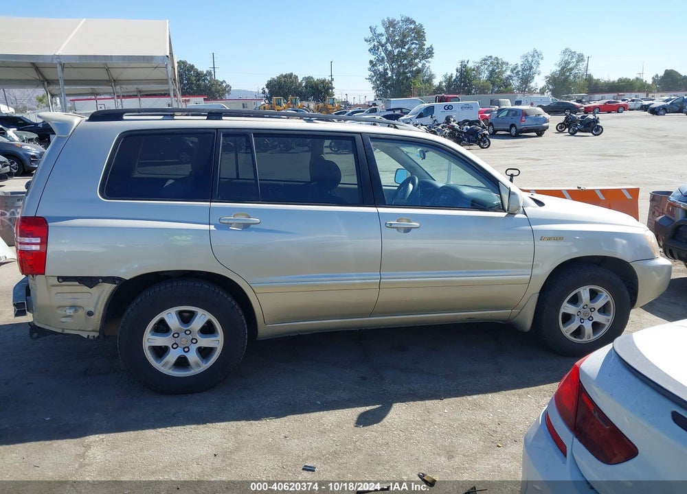 2002 TOYOTA HIGHLANDER LIMITED V6 VIN: JTEGF21A820069274