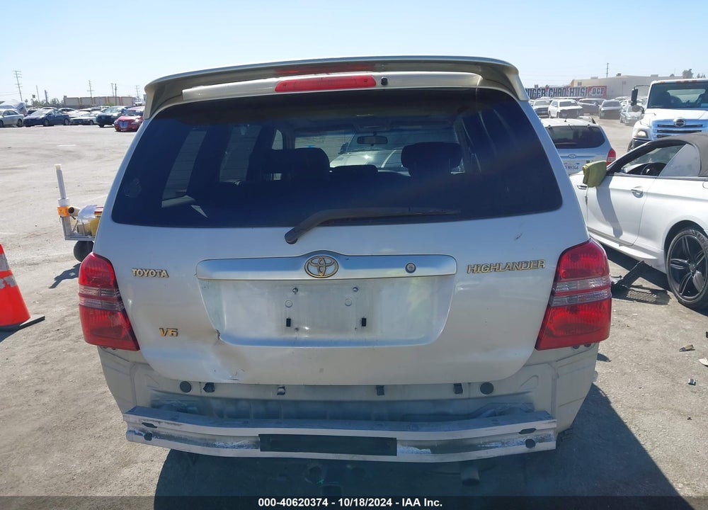 2002 TOYOTA HIGHLANDER LIMITED V6 VIN: JTEGF21A820069274