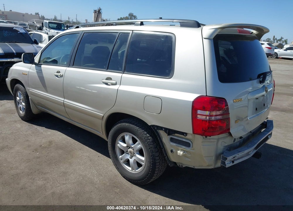 2002 TOYOTA HIGHLANDER LIMITED V6 VIN: JTEGF21A820069274
