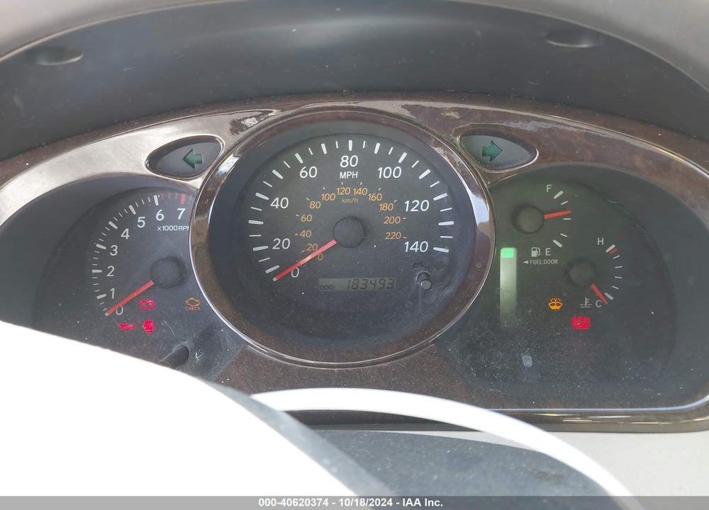 2002 TOYOTA HIGHLANDER LIMITED V6 VIN: JTEGF21A820069274
