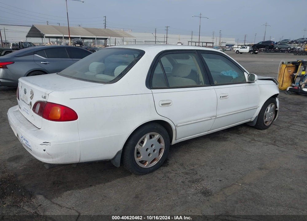 1999 TOYOTA COROLLA LE VIN: 2T1BR18E2XC184250