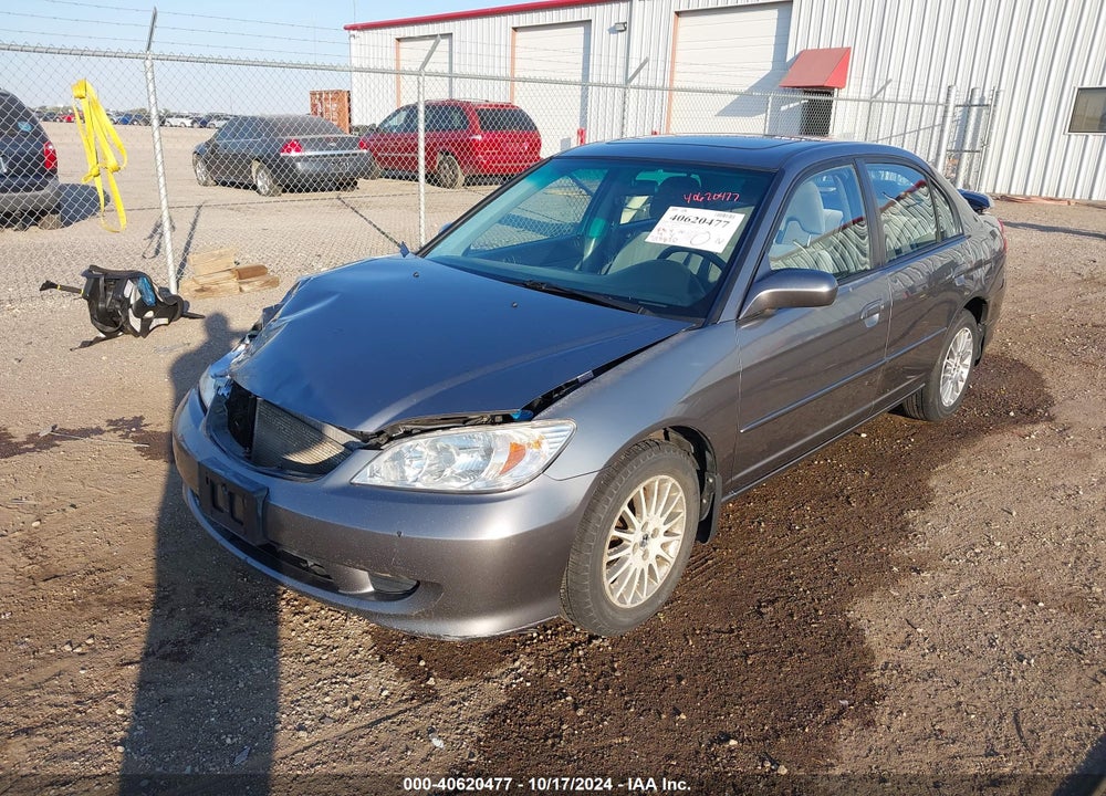 2005 HONDA CIVIC EX VIN: 2HGES267X5H614610