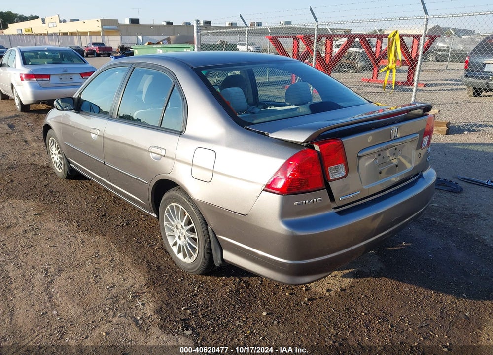 2005 HONDA CIVIC EX VIN: 2HGES267X5H614610