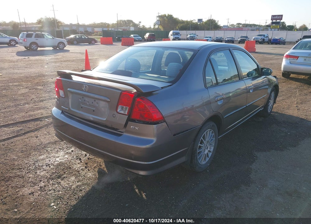 2005 HONDA CIVIC EX VIN: 2HGES267X5H614610