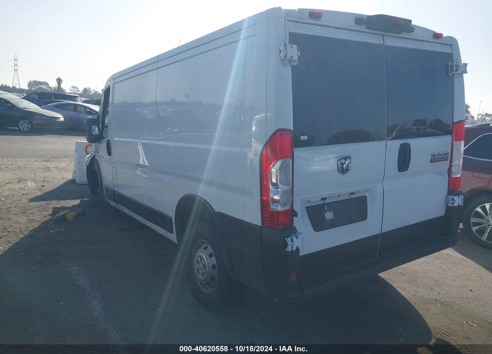 2021 RAM PROMASTER 1500 LOW ROOF 136 WB VIN: 3C6LRVAG3ME577766