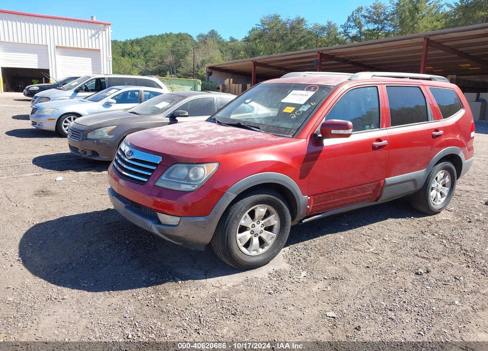 2009 KIA BORREGO EX V6 VIN: KNDJJ741295021946