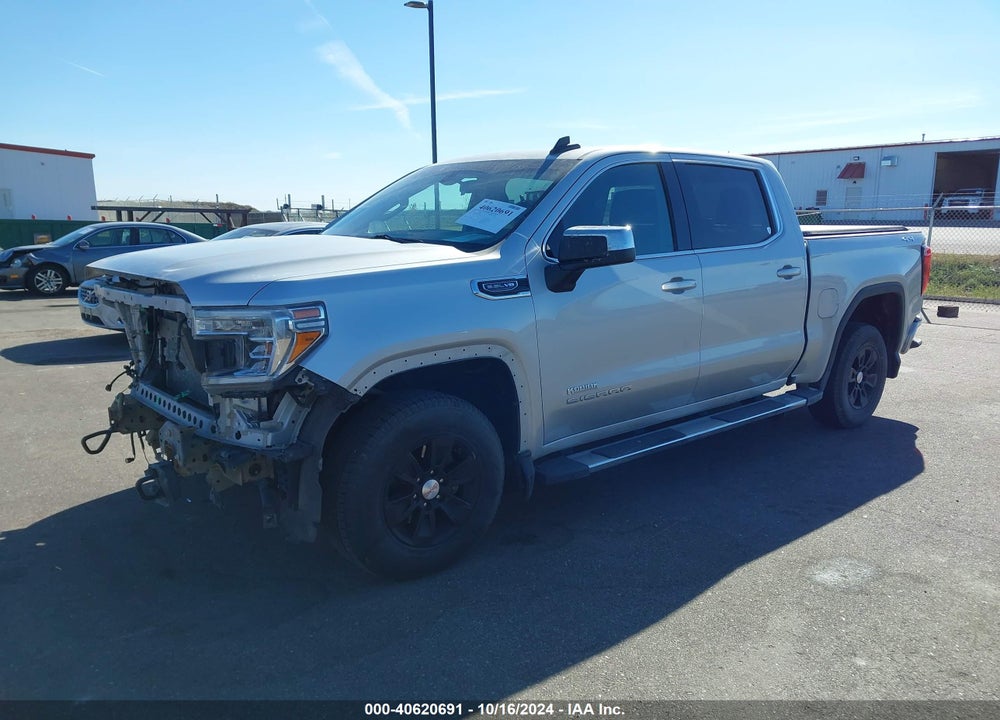 2020 GMC SIERRA 1500 4WD  SHORT BOX SLE/4WD  STANDARD BOX SLE VIN: 1GTU9BED8LZ196302