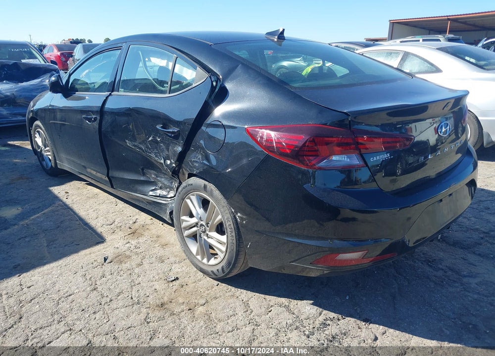 2019 HYUNDAI ELANTRA SEL VIN: 5NPD84LF0KH423409