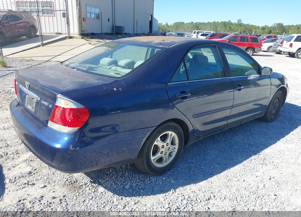 2005 TOYOTA CAMRY LE VIN: 4T1BE32K55U417118