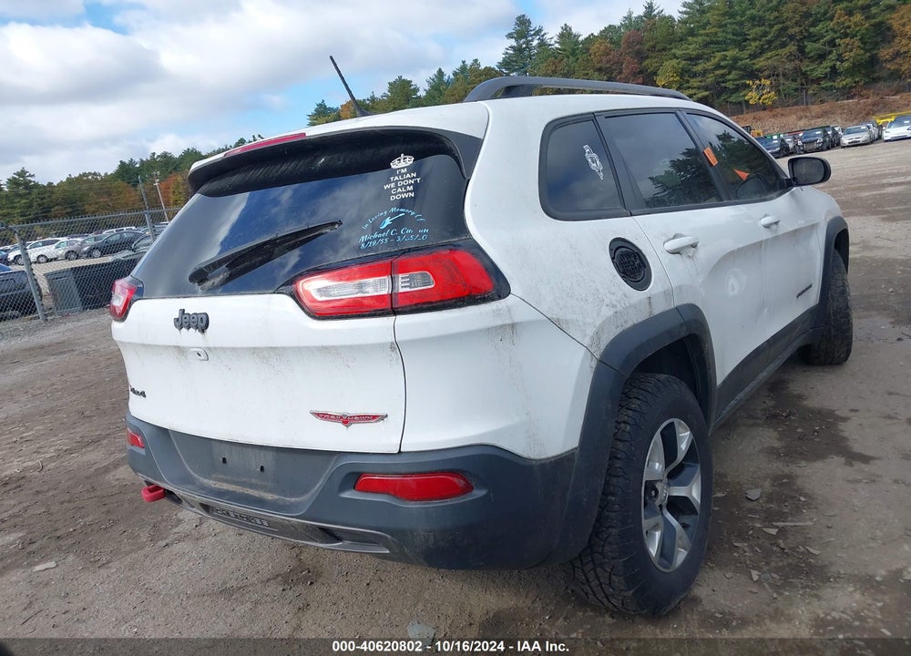 2015 JEEP CHEROKEE TRAILHAWK VIN: 1C4PJMBB5FW712933
