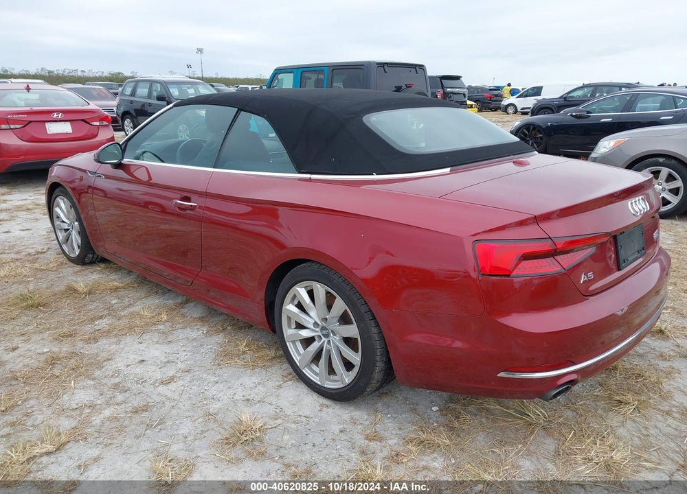 2018 AUDI A5 2.0T PREMIUM VIN: WAUYNGF50JN002266