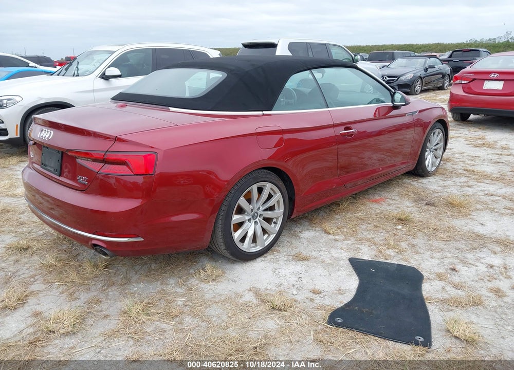 2018 AUDI A5 2.0T PREMIUM VIN: WAUYNGF50JN002266