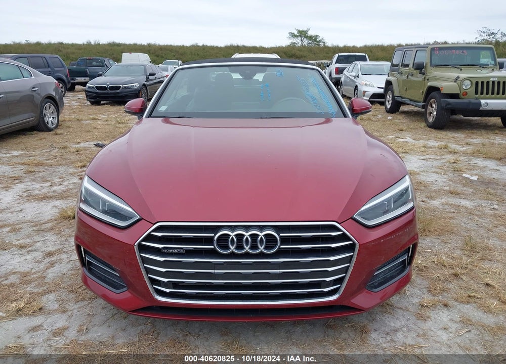2018 AUDI A5 2.0T PREMIUM VIN: WAUYNGF50JN002266