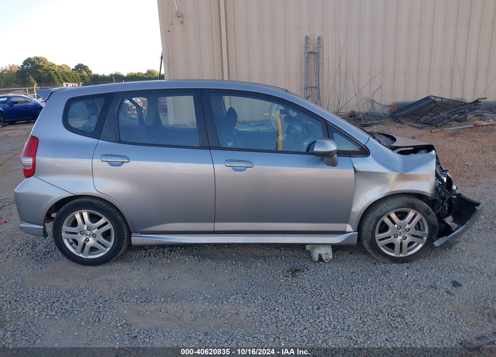 2007 HONDA FIT SPORT VIN: JHMGD38647S023680