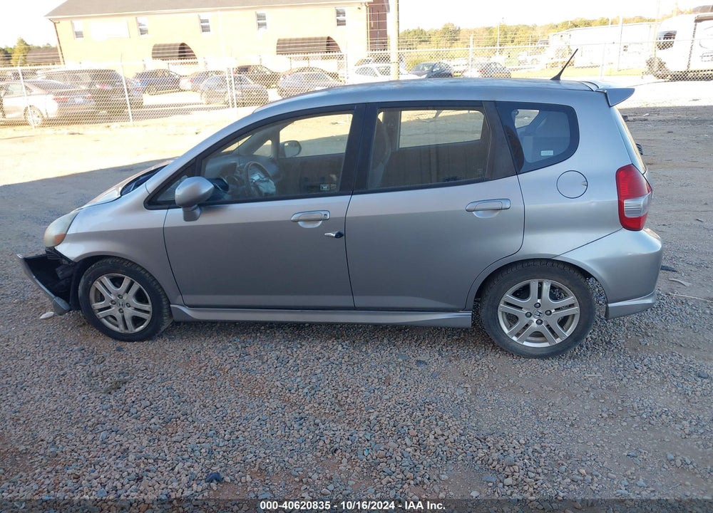 2007 HONDA FIT SPORT VIN: JHMGD38647S023680