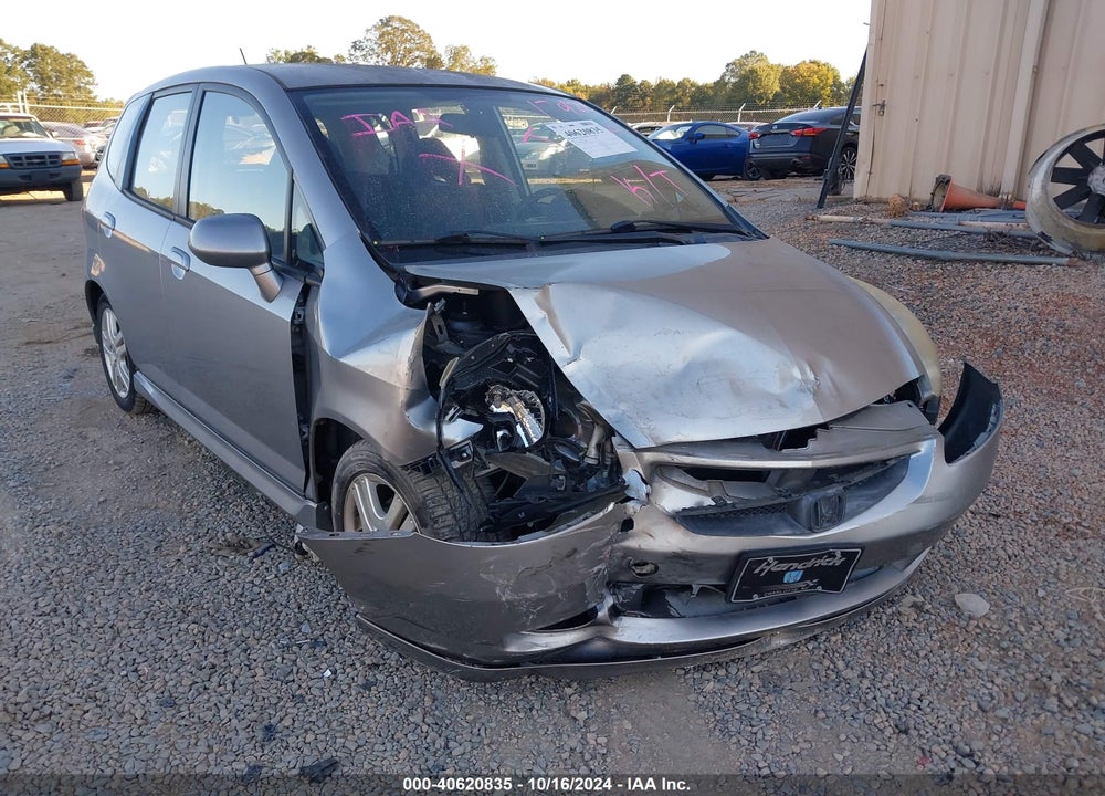 2007 HONDA FIT SPORT VIN: JHMGD38647S023680