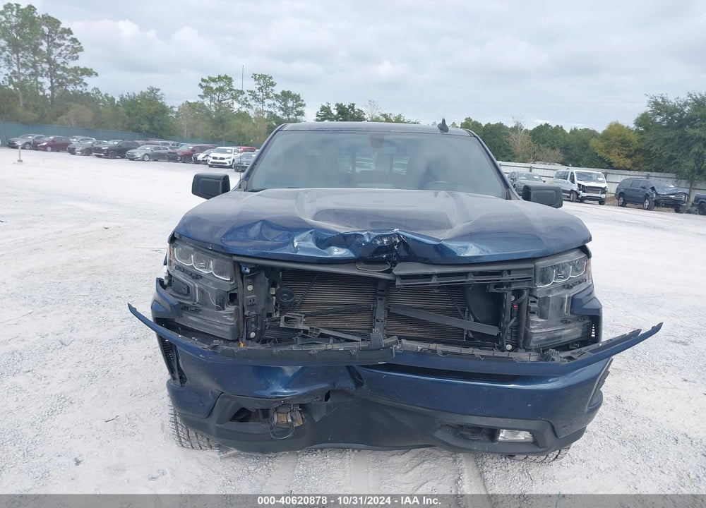 2020 CHEVROLET SILVERADO 1500 4WD SHORT BED RST VIN: 3GCUYEED1LG327624