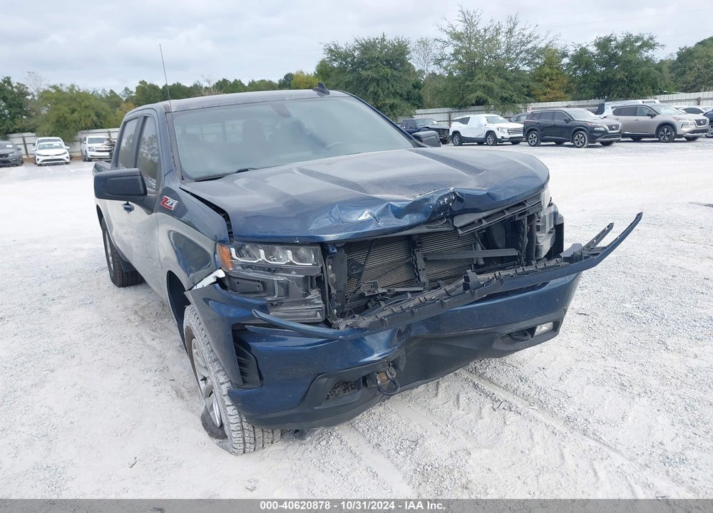 2020 CHEVROLET SILVERADO 1500 4WD SHORT BED RST VIN: 3GCUYEED1LG327624