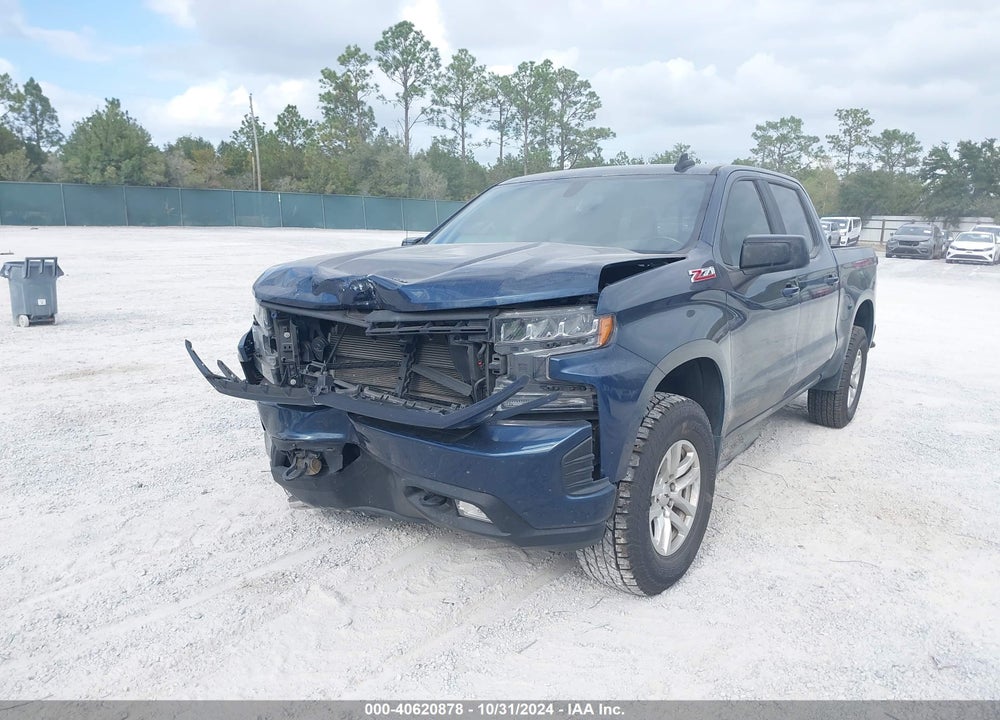 2020 CHEVROLET SILVERADO 1500 4WD SHORT BED RST VIN: 3GCUYEED1LG327624
