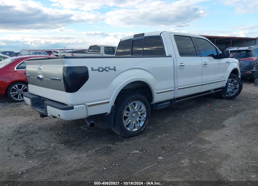 2013 FORD F-150 PLATINUM VIN: 1FTFW1ETXDFB51321