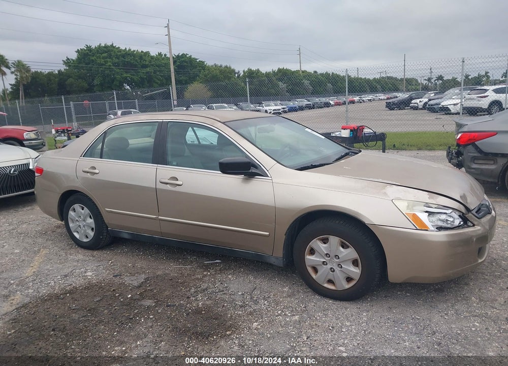2003 HONDA ACCORD 2.4 LX VIN: 1HGCM56393A067602