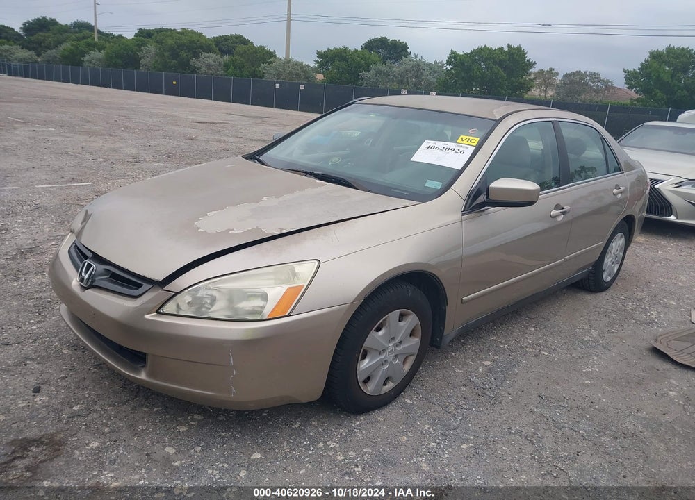2003 HONDA ACCORD 2.4 LX VIN: 1HGCM56393A067602