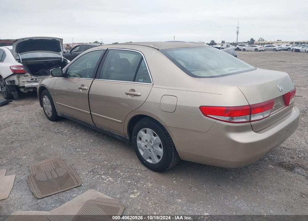 2003 HONDA ACCORD 2.4 LX VIN: 1HGCM56393A067602