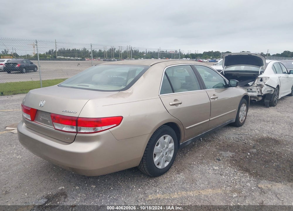 2003 HONDA ACCORD 2.4 LX VIN: 1HGCM56393A067602