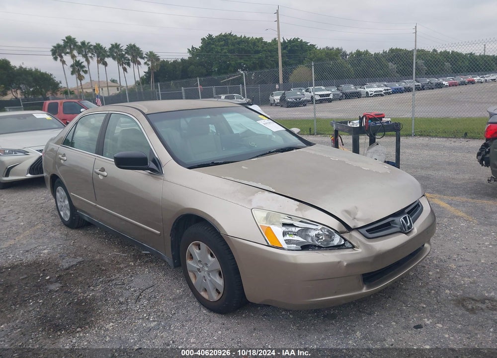 2003 HONDA ACCORD 2.4 LX VIN: 1HGCM56393A067602