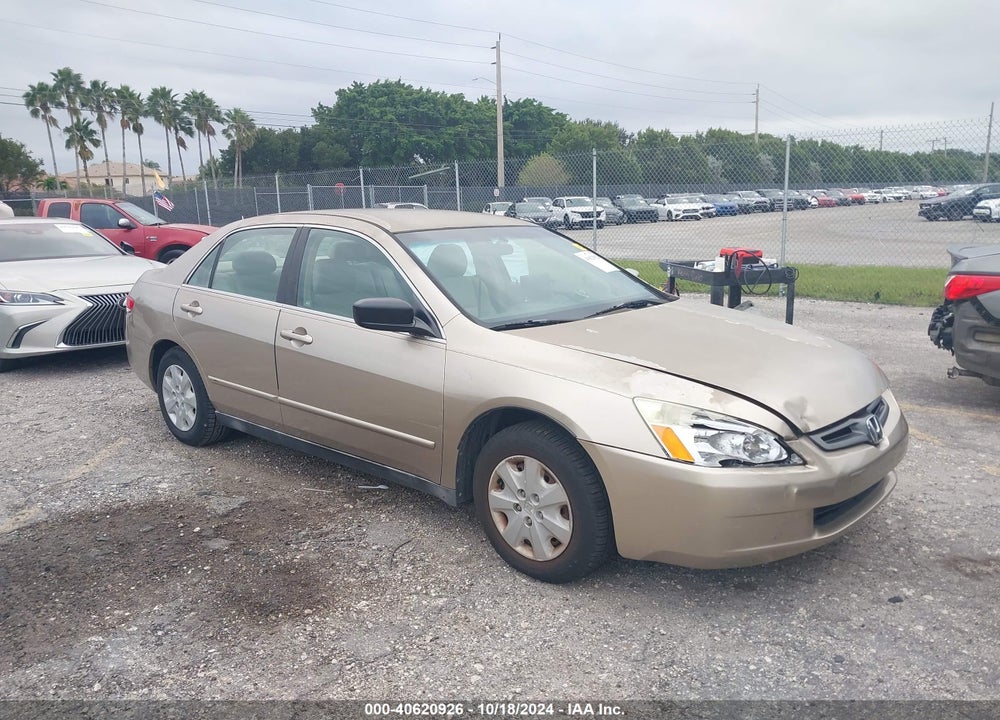 2003 HONDA ACCORD 2.4 LX VIN: 1HGCM56393A067602