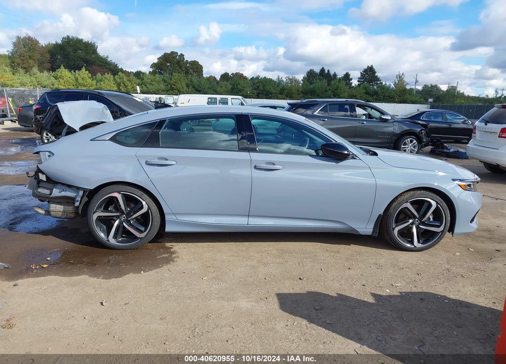2022 HONDA ACCORD SPORT 2.0T VIN: 1HGCV2F31NA013824