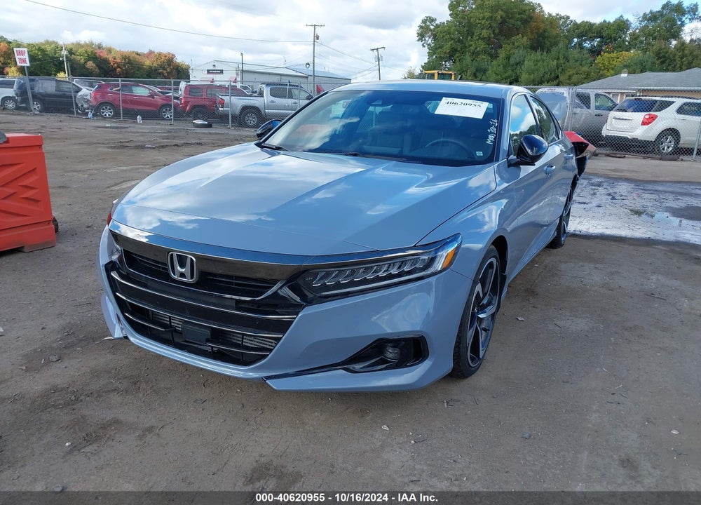 2022 HONDA ACCORD SPORT 2.0T VIN: 1HGCV2F31NA013824