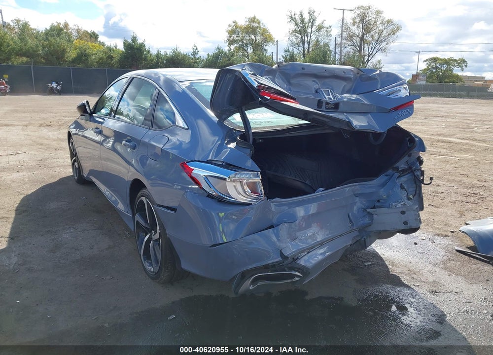 2022 HONDA ACCORD SPORT 2.0T VIN: 1HGCV2F31NA013824