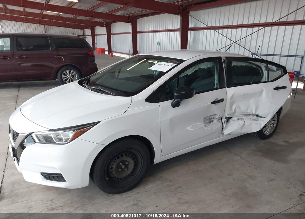 2021 NISSAN VERSA S XTRONIC CVT VIN: 3N1CN8DV8ML885174