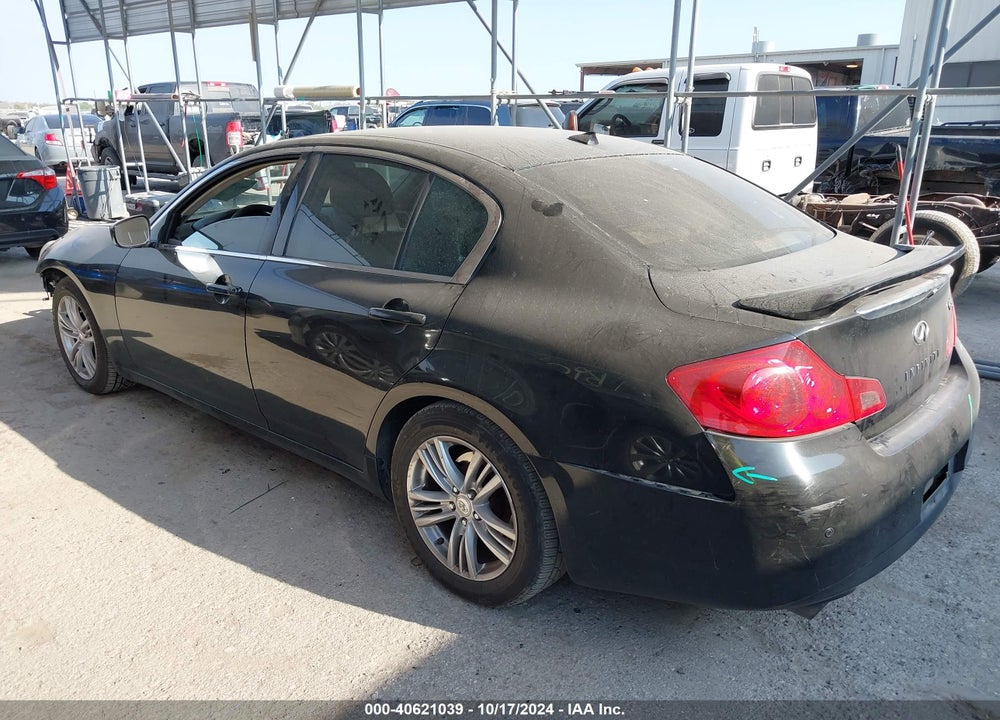 2012 INFINITI G37 JOURNEY VIN: JN1CV6APXCM933322