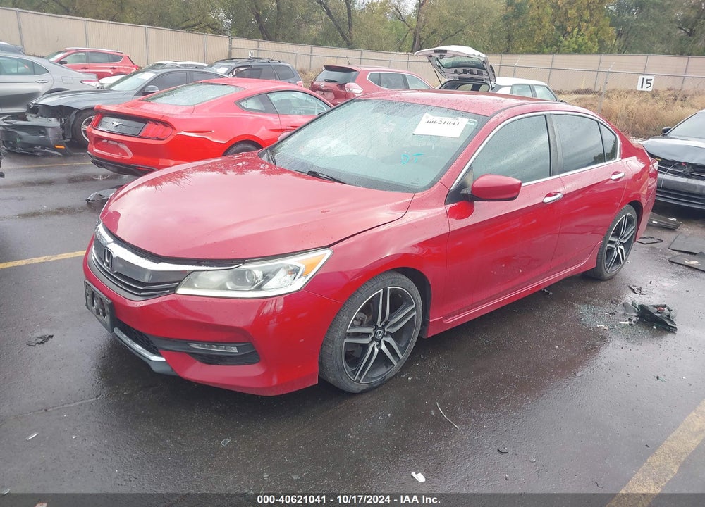 2017 HONDA ACCORD SPORT SE VIN: 1HGCR2F18HA299467