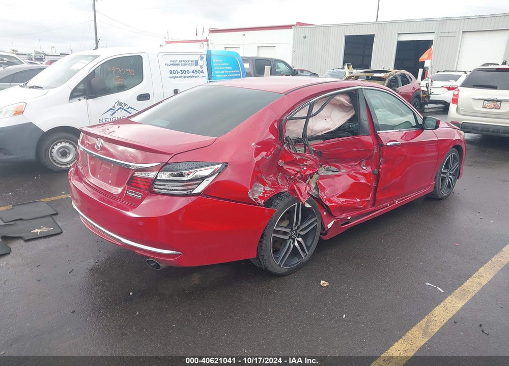 2017 HONDA ACCORD SPORT SE VIN: 1HGCR2F18HA299467