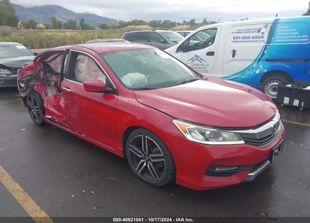 2017 HONDA ACCORD SPORT SE VIN: 1HGCR2F18HA299467
