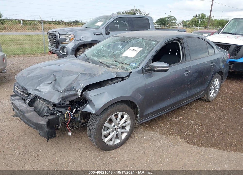 2012 VOLKSWAGEN JETTA 2.5L SE VIN: 3VWDX7AJ2CM310968