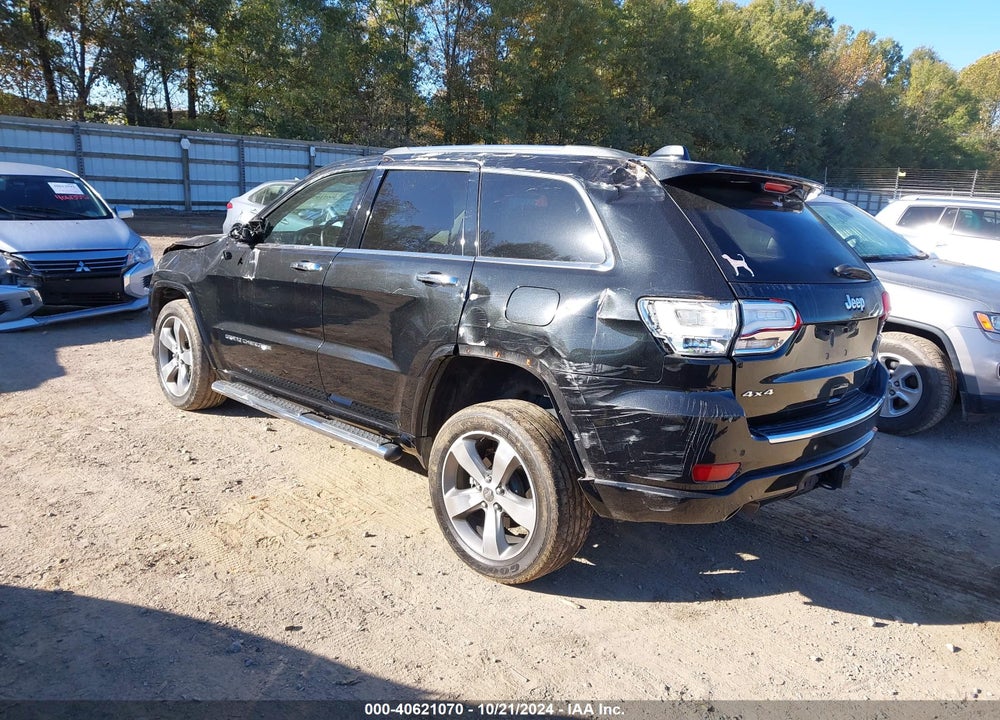 2014 JEEP GRAND CHEROKEE OVERLAND VIN: 1C4RJFCG8EC122613
