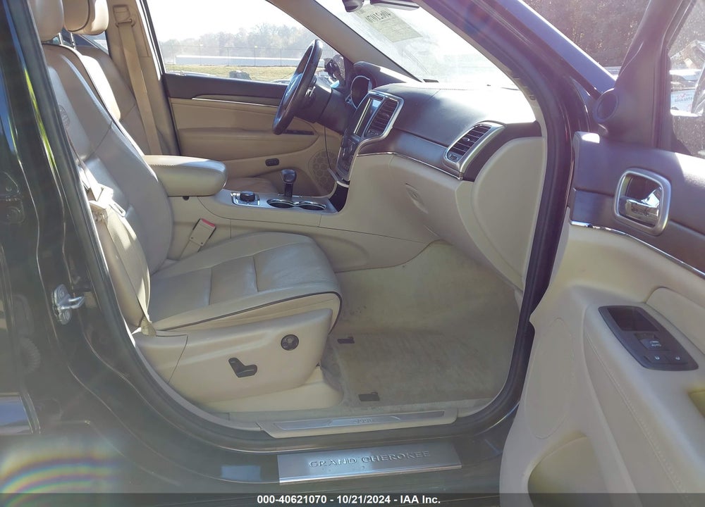 2014 JEEP GRAND CHEROKEE OVERLAND VIN: 1C4RJFCG8EC122613